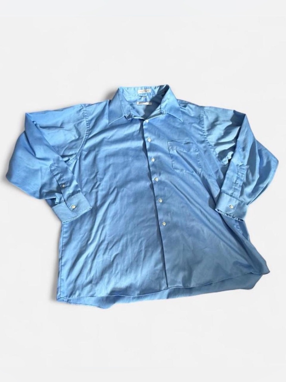 Men's Classic Light Blue Button-Up Shirt